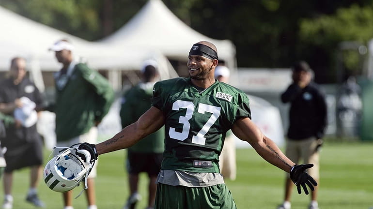 Jets safety Yeremiah Bell during training camp in Cortland. (July...