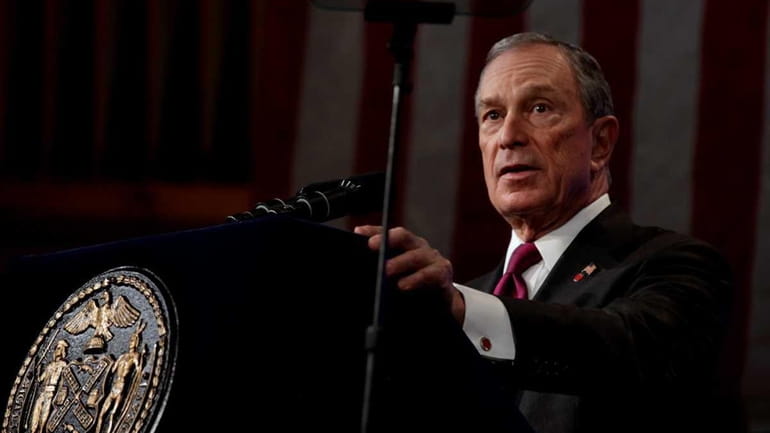 New York Mayor Michael Bloomberg delivers his State of the...