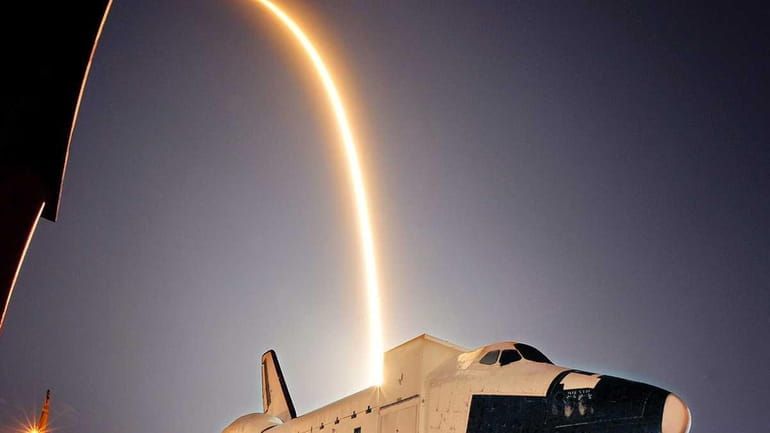 The private company SpaceX launches its Falcon 9 rocket in...