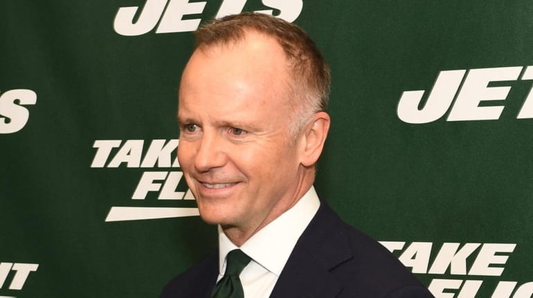 New York Jets chairman and CEO Christopher Johnson at the...
