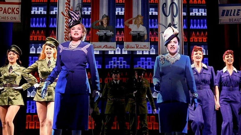 Christine Ebersole as Elizabeth Arden and Patti LuPone as Helena...