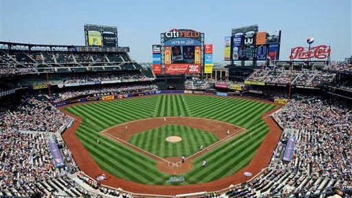 A view of Citi Field during the Mets-Phillies game on...