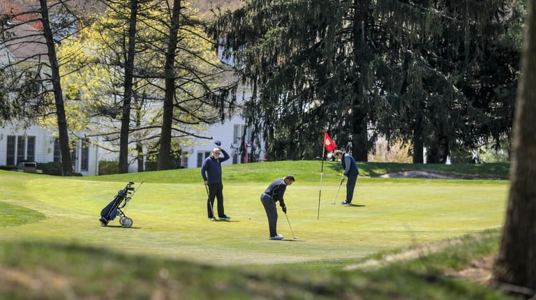 The Hamlet Golf & Country Club in Commack, seen April 25,...