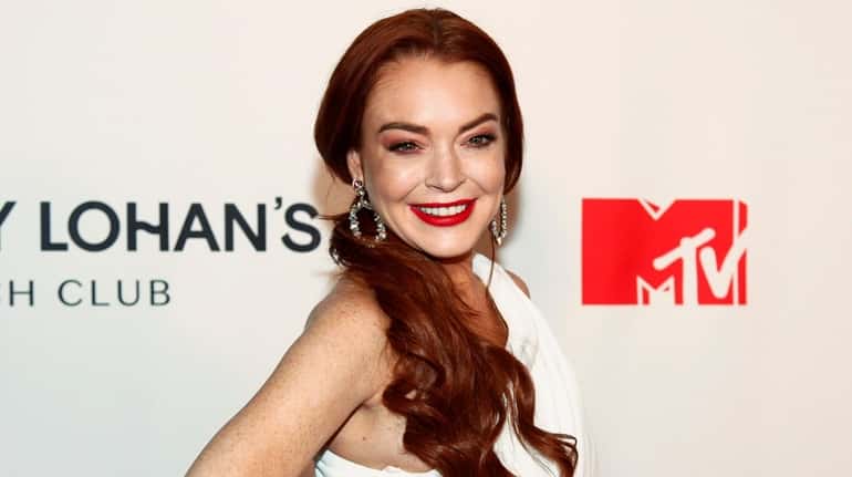 Lindsay Lohan at MTV's "Lindsay Lohan's Beach Club" series premiere...