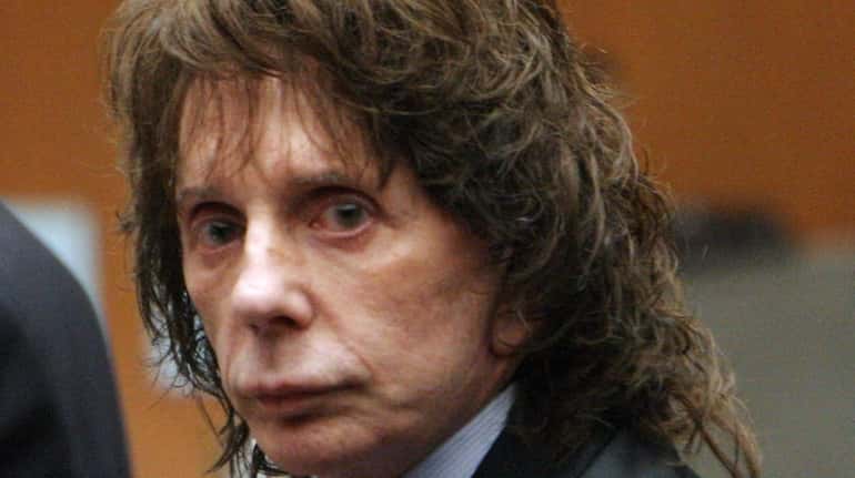 Phil Spector is seen in court in Los Angeles on...