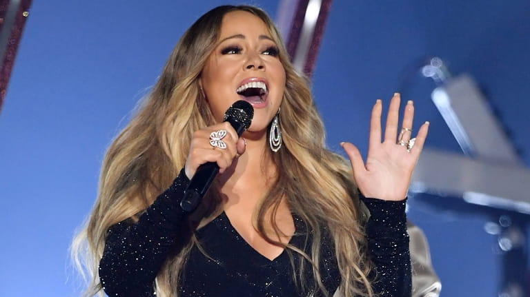Mariah Carey performs during the 2019 Billboard Music Awards at...