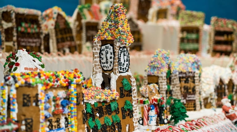 GingerBread Lane, by Jon Lovitch, is on display at the...