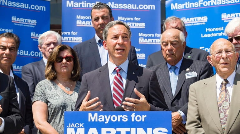 Jack Martins, GOP candidate for Nassau executive, receives endorsements from...