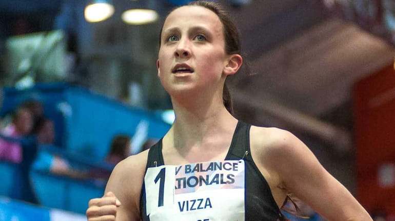 North Shore's Diana Vizza during the girls 5000 Meter race,...