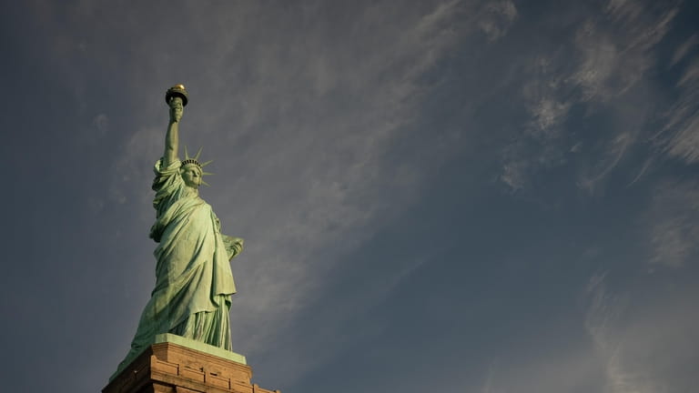 The Statue Of Liberty at Liberty Island.