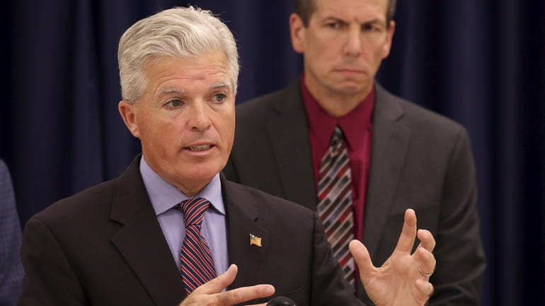 Suffolk County Executive Steve Bellone provides updates on the investigation...