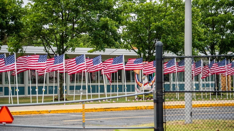 Holbrook elementary school on Memorial Day