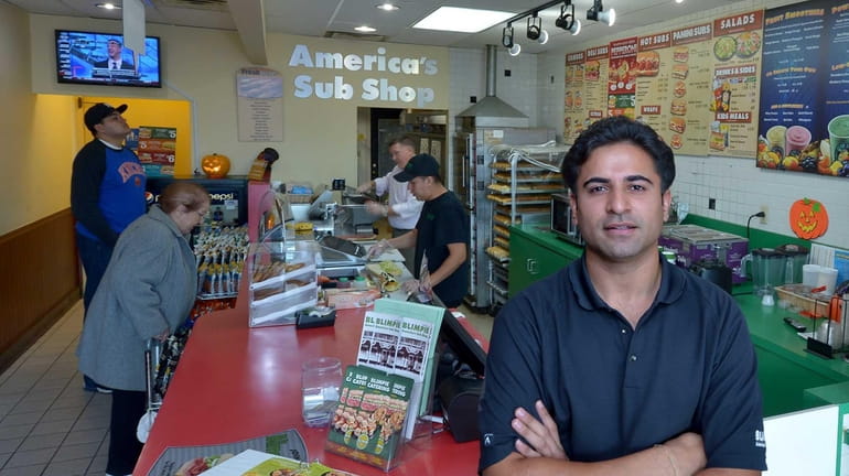 Jitin Choudhury started working at a Blimpie sandwich shop at...