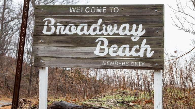 Broadway Beach is one of multiple along the Sound in...