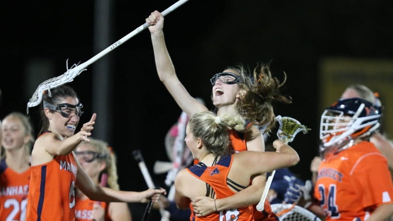 Manhasset is jubilant after beating North Shore in overtime in Nassau...