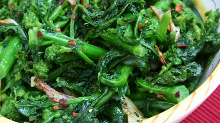 Sauteed broccoli rabe