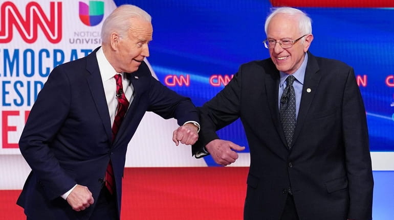 Former Vice President Joe Biden and Sen. Bernie Sanders (I-Vt.)...