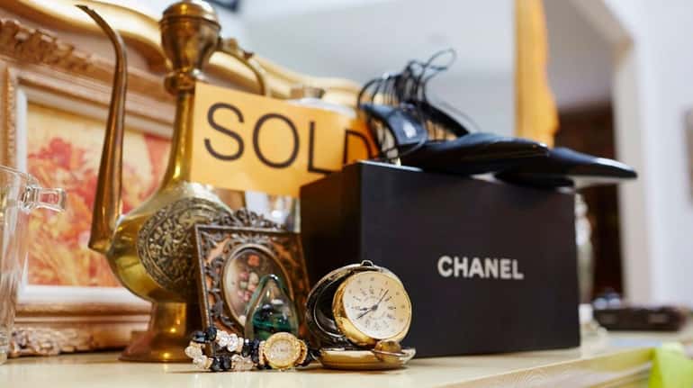 Chanel shoes and watches at a Full of Surprizes estate...