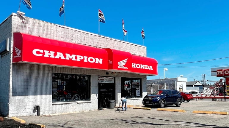 Champion Honda Motorsports on Old Country Road in Hicksville, where...