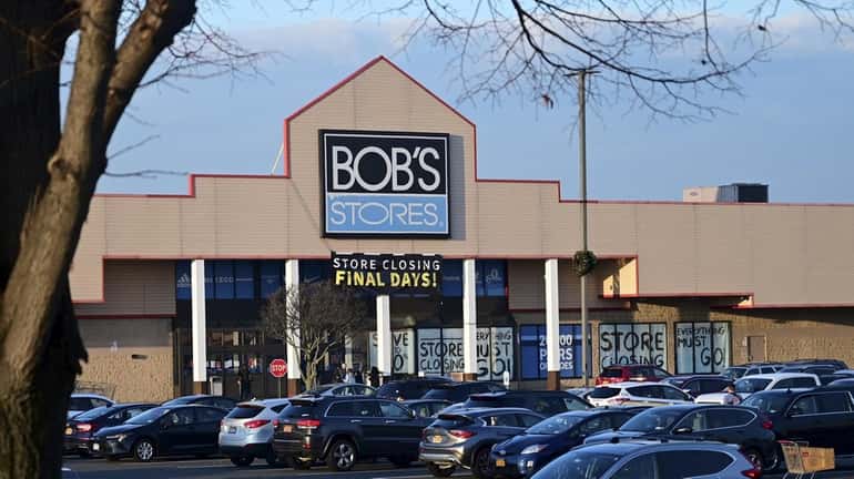 The Patchogue Bob's Stores, seen on New Year's Eve, is...
