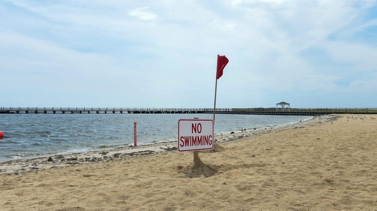 Tanner Beach was closed to swimming on Wednesday, Aug. 21,...