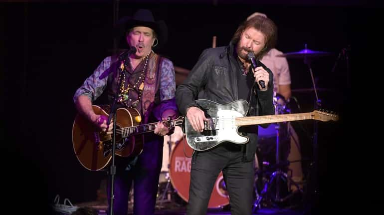 Kix Brooks, left, and Ronnie Dunn, of country duo Brooks &...