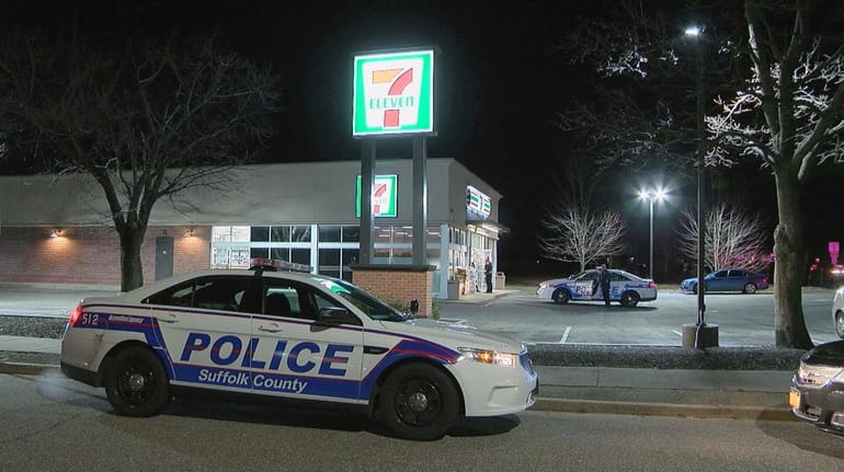 Suffolk County police at a 7-Eleven store at 139 Sunrise...