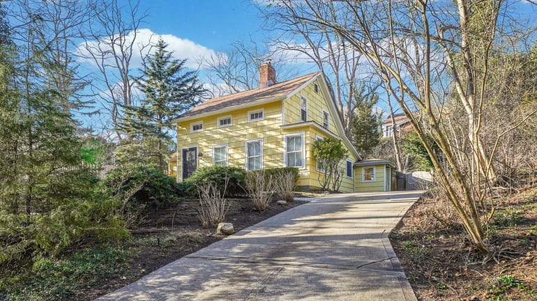 Built in 1850, the saltbox home in Stony Brook is...