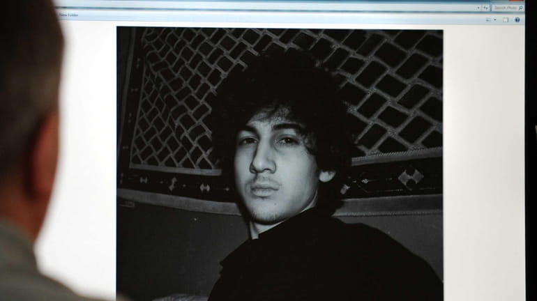 A photo of Dzhokhar Tsarnaev, who authorities say is the...