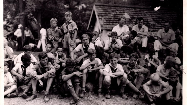 Boys at the youth camp at Camp Siegfried in 1937.