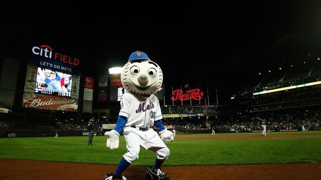 Undated file photo of New York Mets mascot Mr. Met.