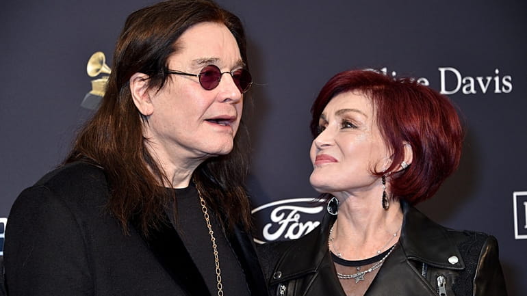 Ozzy Osbourne's wife, Sharon, said Tuesday he "is doing well and on...