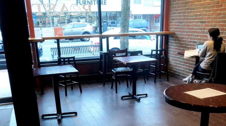 Roast Coffee & Tea in Patchogue has rearranged its tables...