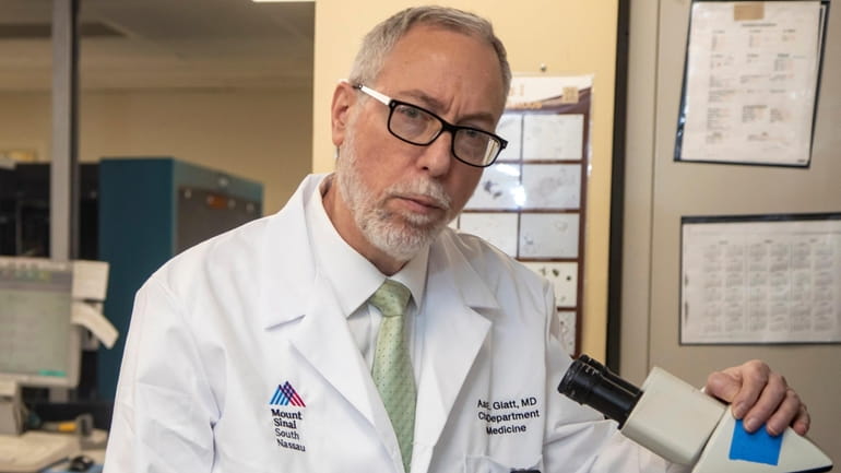 Dr. Aaron Glatt, chief of infectious diseases at Mount Sinai...