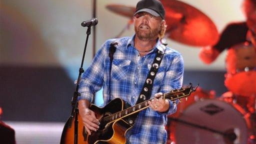 Toby Keith performs at the 2012 CMT Music Awards in...