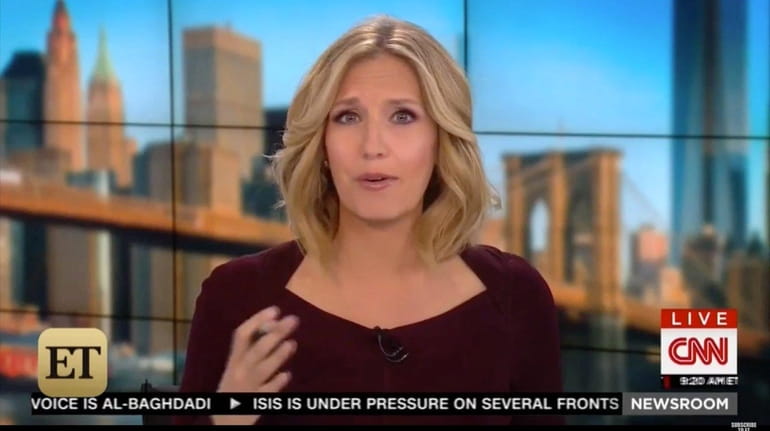 CNN Anchor Poppy Harlow, who is expecting a girl in...