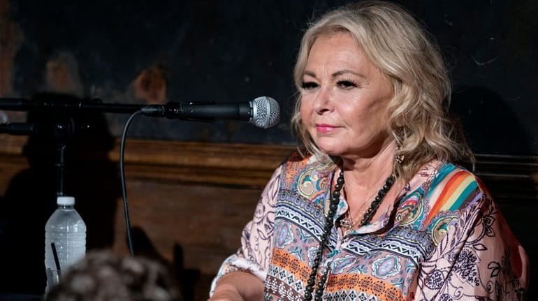 Roseanne Barr takes part in a special event and podcast...
