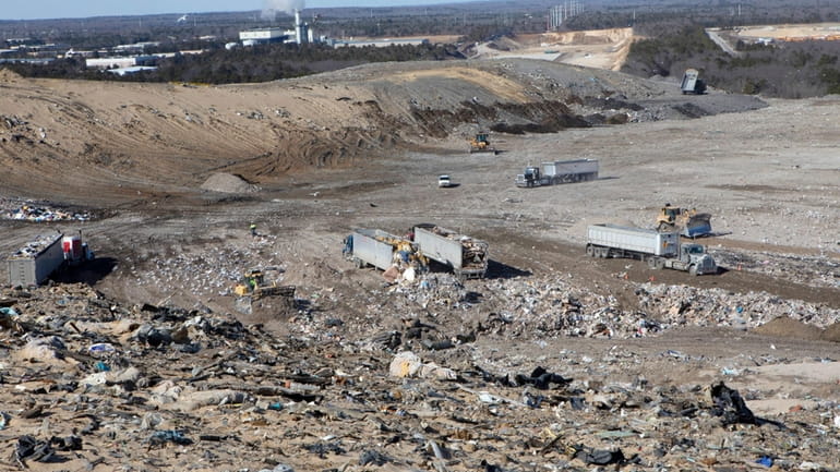 The Brookhaven Landfill is a dumping ground for construction and...
