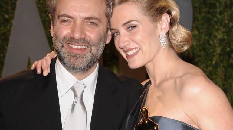 Oscar-winning actress Kate Winslet and film director husband Sam Mendes...