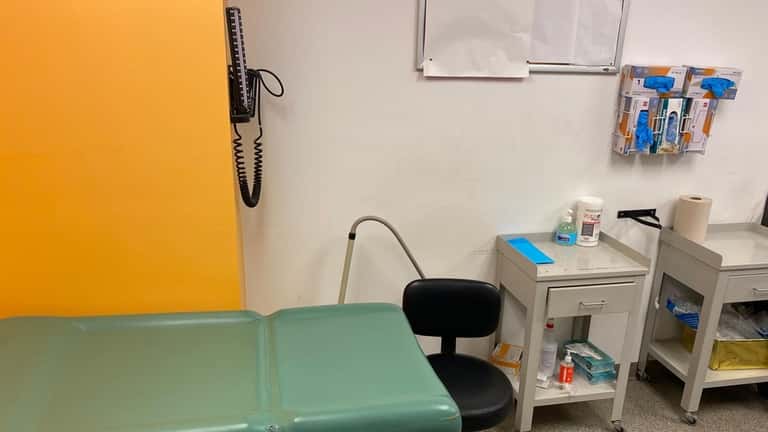 A room at a New York City health department sexual...