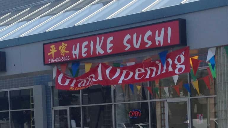 Heike Sushi is new and Japanese in Plainview in July...