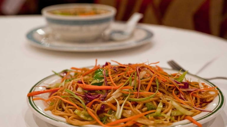 Hakka noodles as served at Masala Wok & Grill in...
