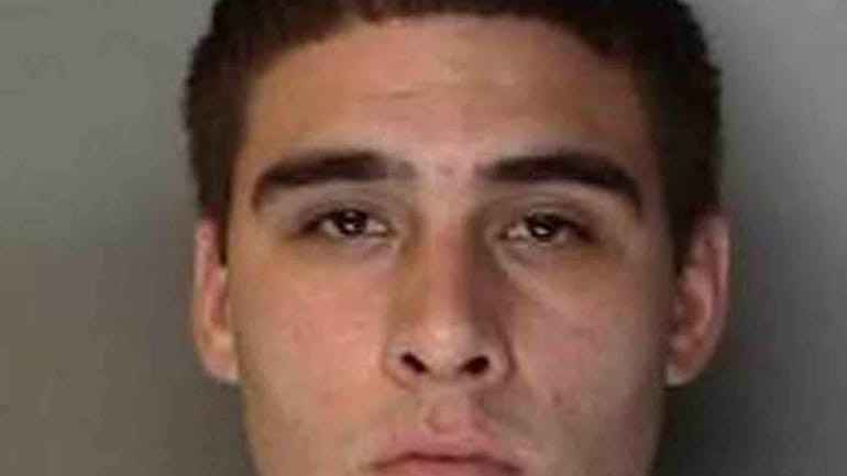 Brandon Palladino, 24, of Huntington Station, strangled his mother-in-law to...