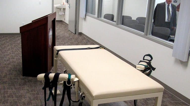 The execution chamber at the Idaho Maximum Security Institution is...