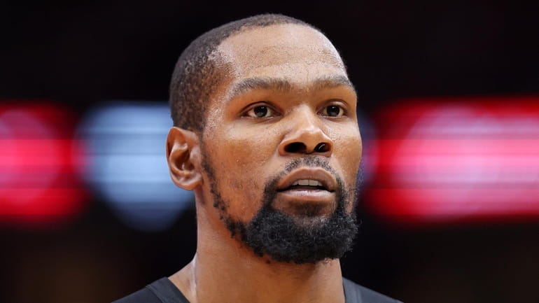 Kevin Durant of the Brooklyn Nets will be re-evaluated in...