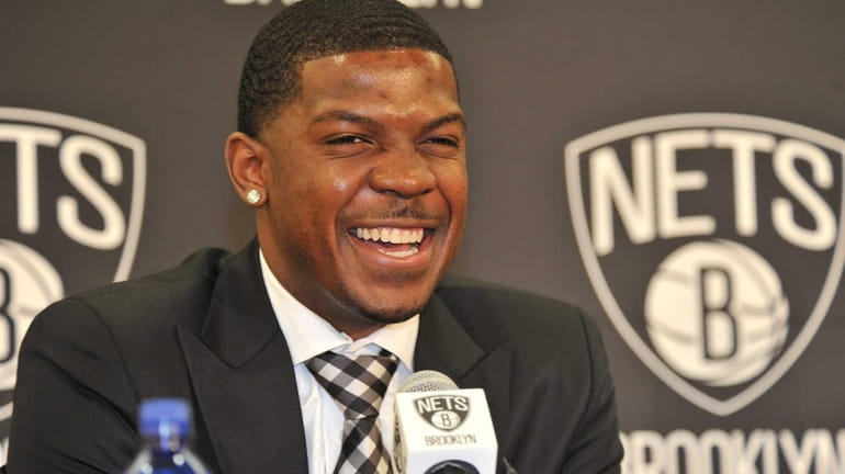 Joe Johnson, who was acquired by the Brooklyn Nets from...