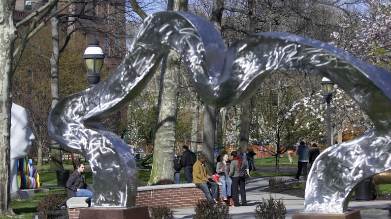 Pratt Institute's Sculpture Park, the largest outdoor sculpture park in...