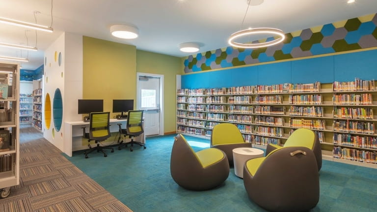 The Children's Room at the Massapequa Public Library offers a...