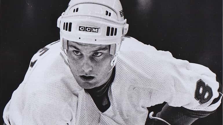 New York Islanders' Patrick Flatley on March 8, 1984.