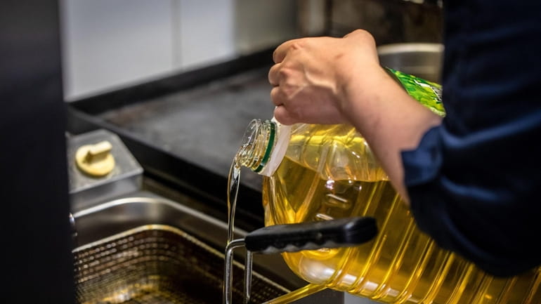 Cooking oil thefts are on the rise, Suffolk police said,...